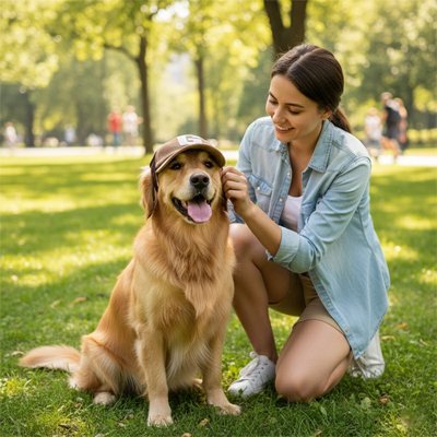 Casquette chien​ 