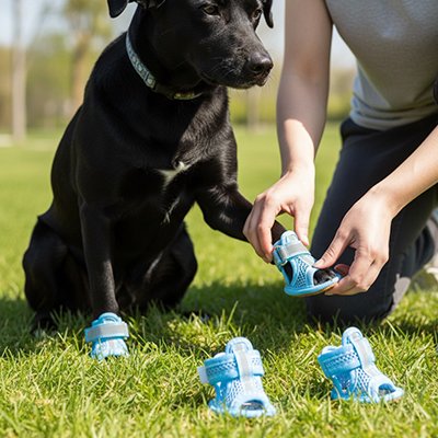 Chaussures chien