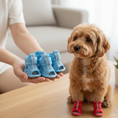 Chaussures chien