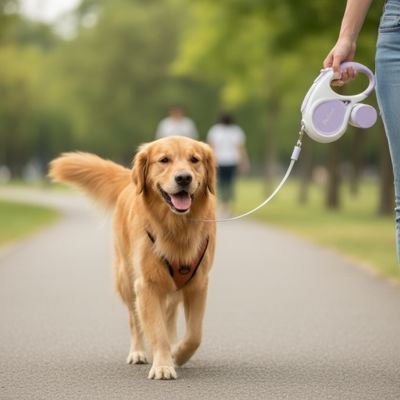 Laisse chien enrouleur